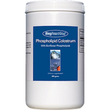 A Supplement container with the name Phospholipid Colostrum with Sunflower Phospholipids by Allergy Research Group.