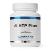 A Supplement container with the name 5-HTP Plus by Douglas Labs.