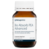 A supplement bottle with the name Bio Absorb PEA Advanced