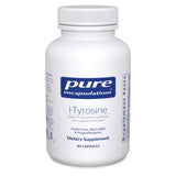 A Supplement container with the name I-Tyrosine by Pure Encapsulations.