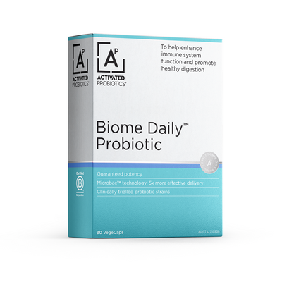 Box of a Activated Probiotics probiotic called Biome Daily