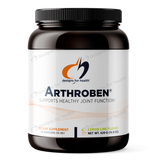 A Supplement container with the name Arthroben by Designs for Health.