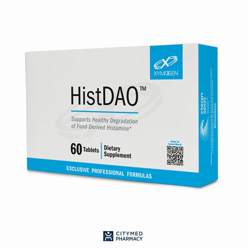 A Supplement container with the name HistDAO by Xymogen 