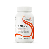 A Supplement container with the name B Minus by Seeking Health.