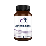 A Supplement container with the name Adrenotone by Designs for Health.