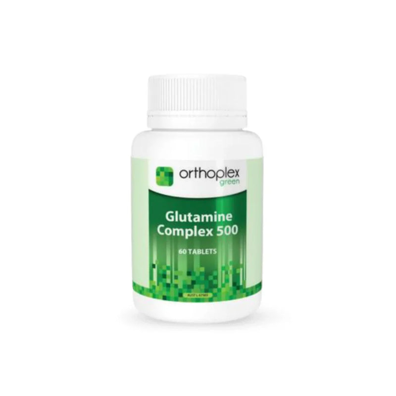 A supplement called Glutamine Complex 500 by Orthplex Green.