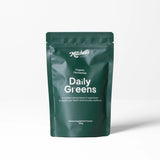 A Supplement container with the name Daily Greens by Mitchell's Nutrition.