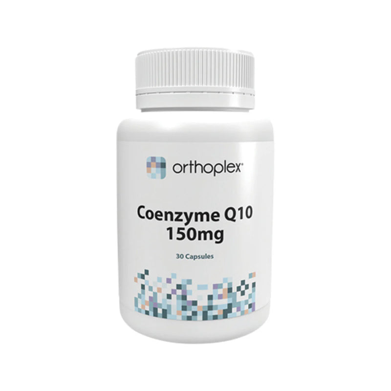 A Supplement container with the name Coenzyme Q0 (150mg) by Orthoplex