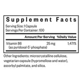 Seeking Health P-5-P (Activated Vitamin B6) ingredients