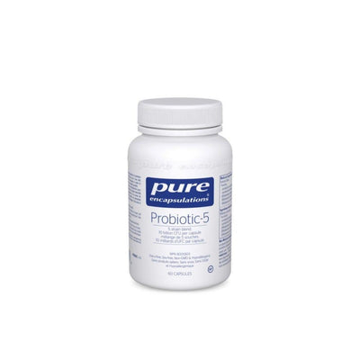 A Supplement container with the name Probiotic-5 by Pure Encapsulations.