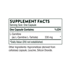 Table of content, L-Carnitine 330mg 