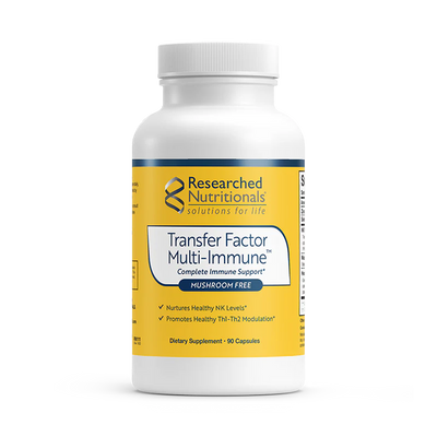 A supplement called Transfer Factor Multi Immune Mushroom Free by researched Nutritionals