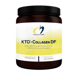 A Supplement container with the name KTO - Collagen DF by Design for Health.