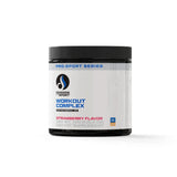 A Supplement container with the name Workout Complex by Designs for Sport.