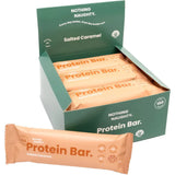 A Box of Nothing Naughty Salted Caramel Flavor Protein Bars.