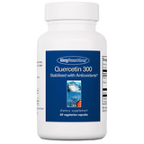 A supplement container with the name Quercetin 300 by Allergy Research Group.