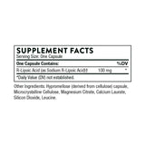 Ingredients including R-Lipoic acid sodium.