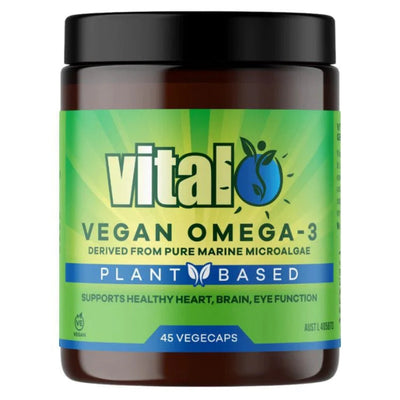 Image of vital vegan omega 3 45 vegcaps 1200x1200